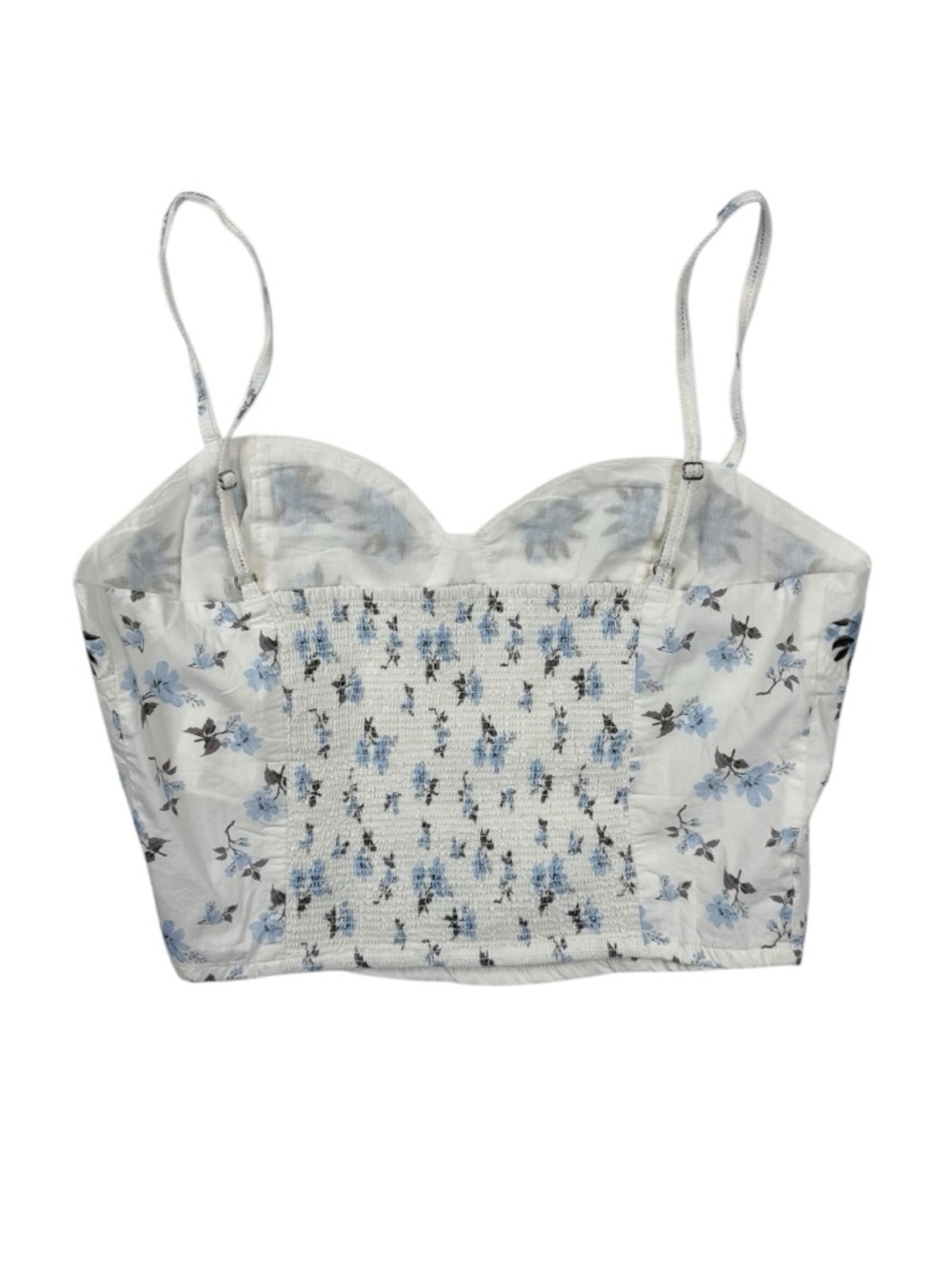 Free People‎ NWOT Wild Flowers Embroidered Bustier Top Tea Combo Floral Large - Picture 3 of 7